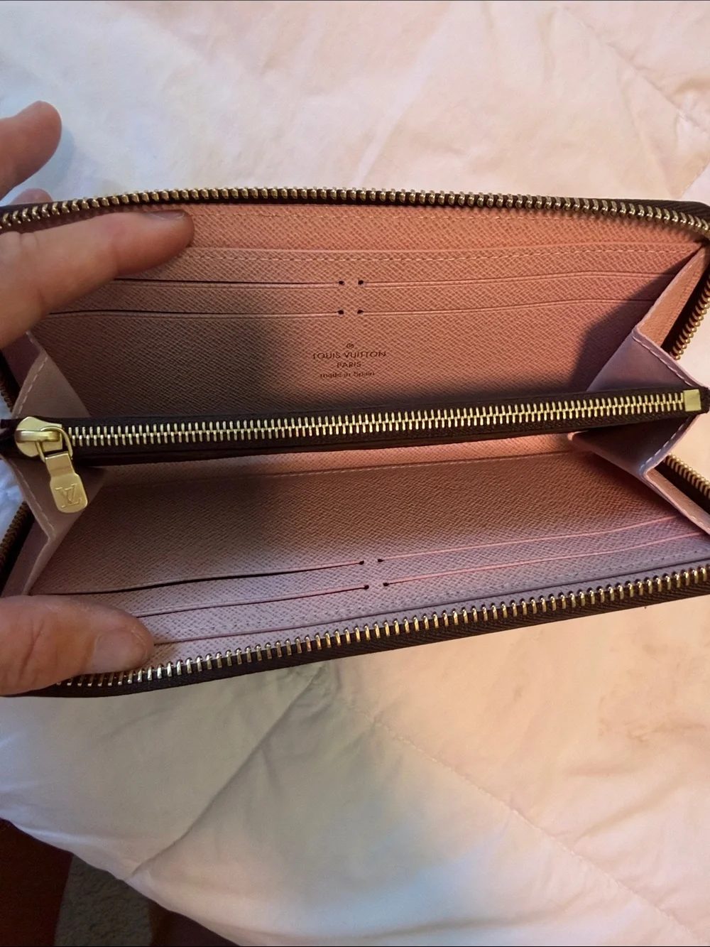Louis Vuitton Monogram Zip-Around Wallet - Brown/Gold Monogram